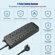 thumbnail image 4 of Tira de alimentación protectora contra sobretensiones 16 en 1 con 10 tomas de corriente alterna y 6 puertos USB (4 USB-A/2 USB-C), carga rápida PD de 18W, 2400W/12A, certificado de seguridad ETL, 4 of 10
