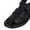 thumbnail image 4 of YDN Women Closed Square Toe Fisherman Sandals Platform Adjustable Strap Flats Summer Outdoor Dressy Shoes Size 10.5 Black, 4 of 4