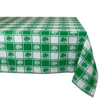 Shamrock Woven Check Tablecloth 60x84