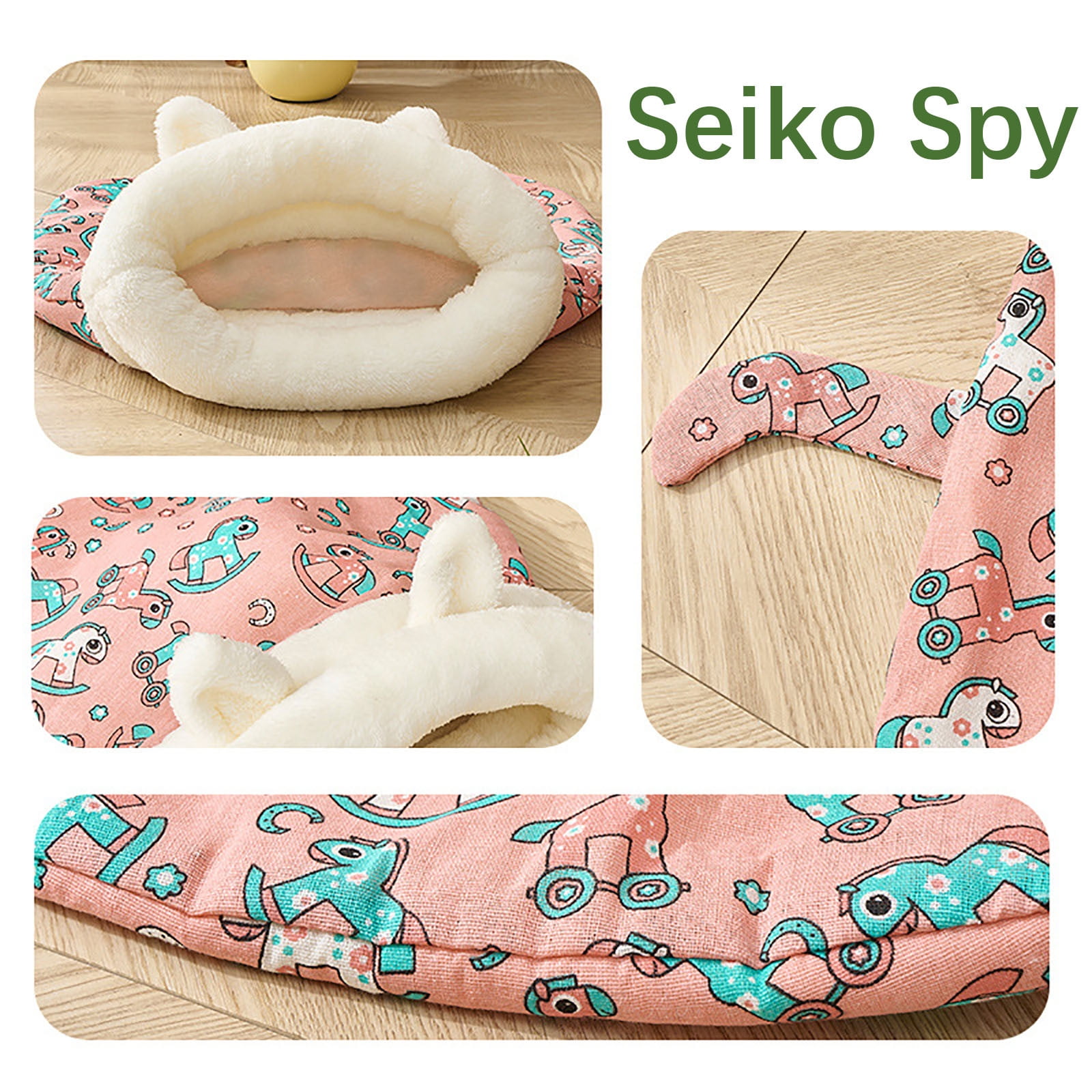 Cat Cushion Bag, Cat Sleeping Bag, Soft Cat Sack, Semi-Closed Pet Sleeping Bed, Pet Snuggle Sack for Cats Dog Bed for Camping Heat Bag, Comfortable for Cats and Small Dogs