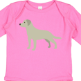 thumbnail image 3 of Inktastic Labrador Boys or Girls Long Sleeve Baby Bodysuit, 3 of 4