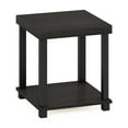 thumbnail image 2 of Furinno Turn-N-Tube Classic 2-Tier End Table, Side Table, Espresso/Black, 2 of 6
