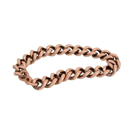 Apex Copper Bracelet, Wide Link Size, 9