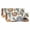 Off White, variant on 2 Panels Burnt Orange Valance for Windows, Oil Painting Modern Abstract Art Vintage Light Filtering Kitchen Curtains, Rod Pocket Window Treatment Curtain Valances for Living Room Bedroom, 42"x12"