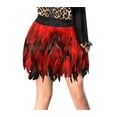 thumbnail image 1 of Gibobby mini faldas de mujer sexy de plumas para ropa de actuación en el escenario europeo y americano para mujer(Rojo, L), 1 of 2