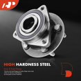 thumbnail image 3 of A-Premium Front Wheel Bearings and Hub Assembly Compatible with Chevrolet Bolt EV 2017-2018, Volt 2016-2019, w/5-Lug, Replace # 513403, 3 of 9