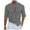 Grey, variant on Men Solid Color Cotton And Linen Casual Loose Sleeved Shirt Trend Top Men's Casual Shirts