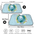 thumbnail image 3 of Balery Dreaming Travel Print Car Windshield Sun Shade,Windshield Sunshade for Car Pickup Truck SUV Accessories-Small, 3 of 7