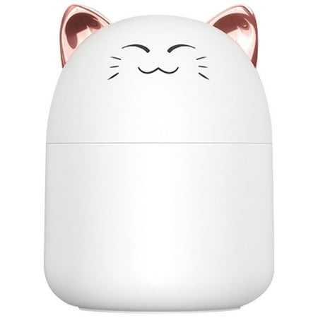 

New M8 Cute Pet Humidifier Household Small USB Car Atomizer Bedroom Desktop Silent Humidifier 250Ml White