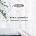 thumbnail image 2 of Mistaha 30W Modern Minimalist Ceiling Fan Light with Aromatherapy Slot, Adjustable Color Temperature, 3-Speed Fan, Timer, Remote Control, Night Light Mode - White, 2 of 7