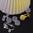 thumbnail image 5 of SENHAI 24 Pcs Clip-on Earring Converter with Silicone Pads,  Earring Converters Pierced to Clip  for DIY Jewelry Making Findings, 5 of 8