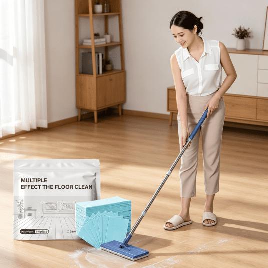 100 /200 Pcs Multi Surface Floor Cleaning Tablets, Concentrated Cleaner for Hardwood Tile and Laminate, Effective Stain Remover with Pleasant Fragrance