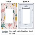 thumbnail image 3 of Yayeee Rocker Switch Wall Plate 1-Gang 4.6"x2.9" Home Decorative Outlet Cover, Flamingo Pattern, 3 of 6