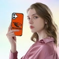 thumbnail image 4 of Apple iPhone 16 (6.1) - Licensed NCAA of Oregon State University Beavers Logo on Orange Textured Dual Layer Case, 4 of 5