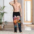 thumbnail image 2 of Sikiie Bioluminescent Underwater Flower Pajama Pants Men, PJ Bottoms, Sleep & Lounge Pants-X-Large, 2 of 6