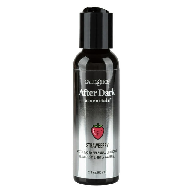 Lubrifiant Personnel Aromatisé à Base d'Eau After Dark Essentials, Fraise, 2 oz