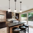 thumbnail image 3 of CHLOE Solbi 1 Light Oil Rubbed Bronze Mini Pendant Ceiling Fixture 6" Wide, 3 of 9