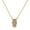 Yellow, variant on 925 Sterling Silver Evil Eye Hamsa White CZ Womens Pendant Necklace