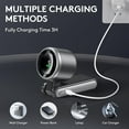 thumbnail image 5 of Foldable Handheld Fan, Portable High Speed Rechargeable 10000mAh Mini Turbo Fan, Digital Display, 5 Speed Adjustable Personal Small Pocket, Gifts for Women Men Travel Camp Outdoor Office, 5 of 9