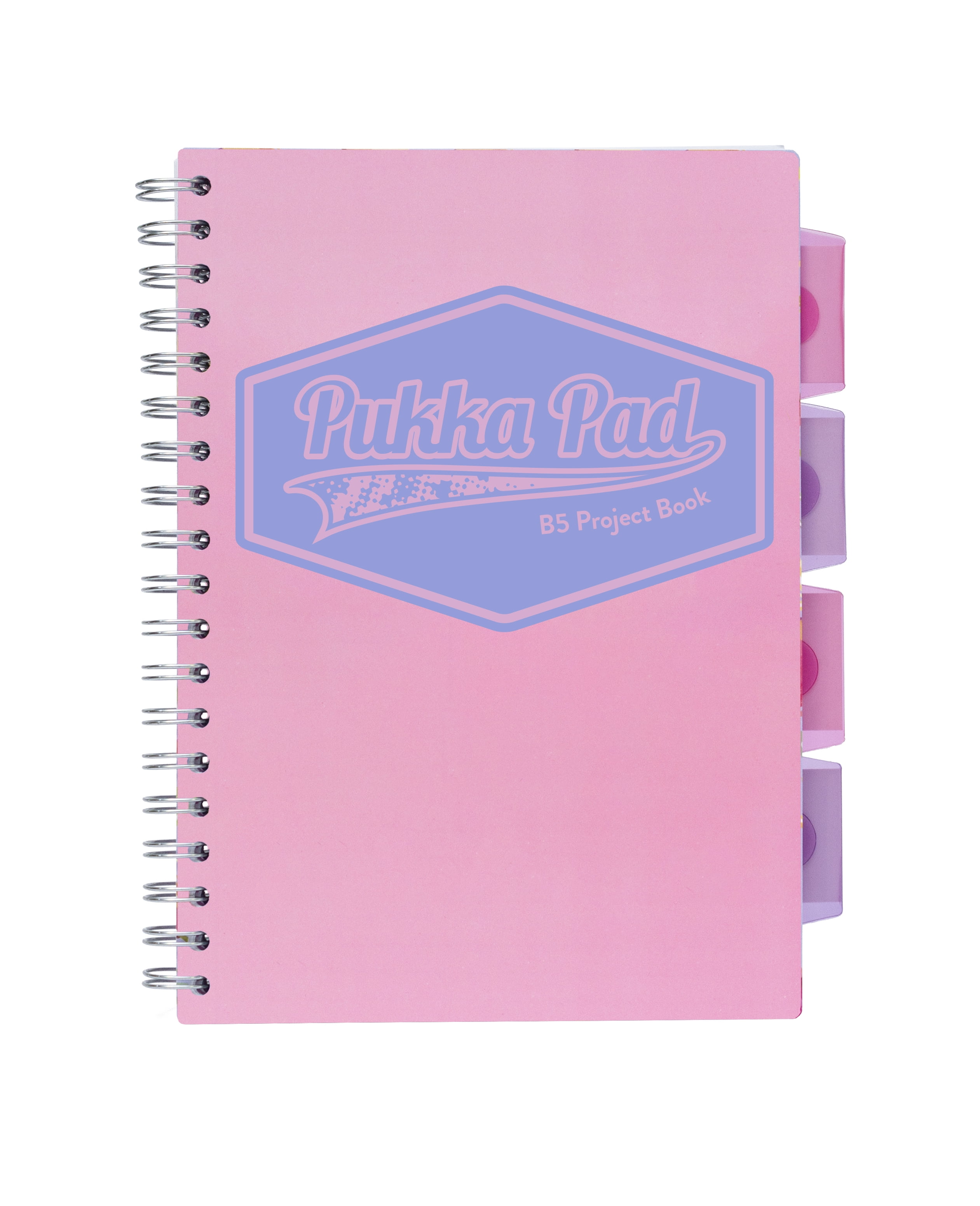 Pukka Pad Pastel 5-Subject Divider Notebook - 3 Pack