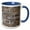 Blue/White, variant on 3drose, Turkey, Ephesus. Roman Mosaic Floor in Ancient City., 15oz Mug