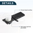 thumbnail image 4 of Unique Bargains Cup Holder for BMW 325xi 2006 Practical No.51459173469 Instrument Panel Drink Holder Black 1 Pcs, 4 of 6