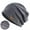 Dark Gray, variant on Herrnalise Men's And Women's Fashionable Windproof Plush Warm Bun Pile Cap