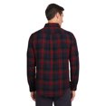 thumbnail image 3 of Chaps Men's & Big Men's Double Faced Long Sleeve Button Down Holiday Plaid Shirt, 3 of 6