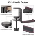 thumbnail image 3 of Soporte para auriculares plegable VIJIM para colocar debajo del escritorio, 3 of 7