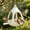 White style, variant on Outdoor Birdcage Bird Feeder, Rust Proof Metal Hanging Feeder for Garden, Decorative Cage with Secure Door for Courtyards