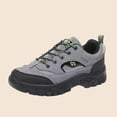 thumbnail image 6 of Gray Men'S Hiking Shoes Casual Outdoor Round Toe Plus Size Spring Summer Fashionable Comfortable Non Slip Breathable Trail Walking Footwear, 6 of 6