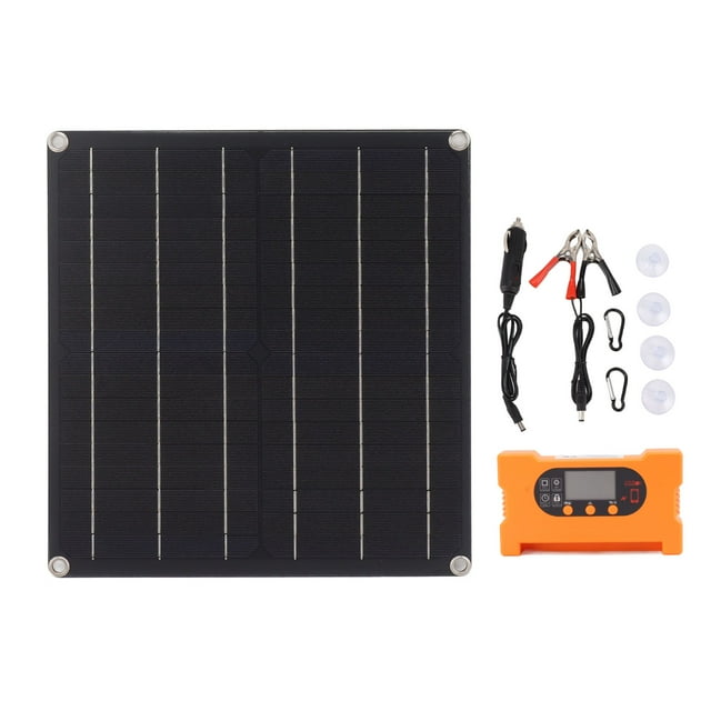 Kit de panel solar inteligente 10A con controlador Kit de panel solar de accionamiento directo sin batería Silicio monocristalino 25W