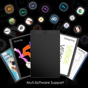 VEIKK VK1060 Graphics Drawing Tablet 10X6 inch with 8 Hot Keys for Windows,Mac,Linux