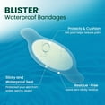 thumbnail image 2 of Welnove Gel Blister Bandages, 22 Pack Hydrocolloid Bandages for Feet, Water Resistant Blister Cushions, Blister Pads for Blister Prevention & Recovery - Toe Pack, 2 of 7