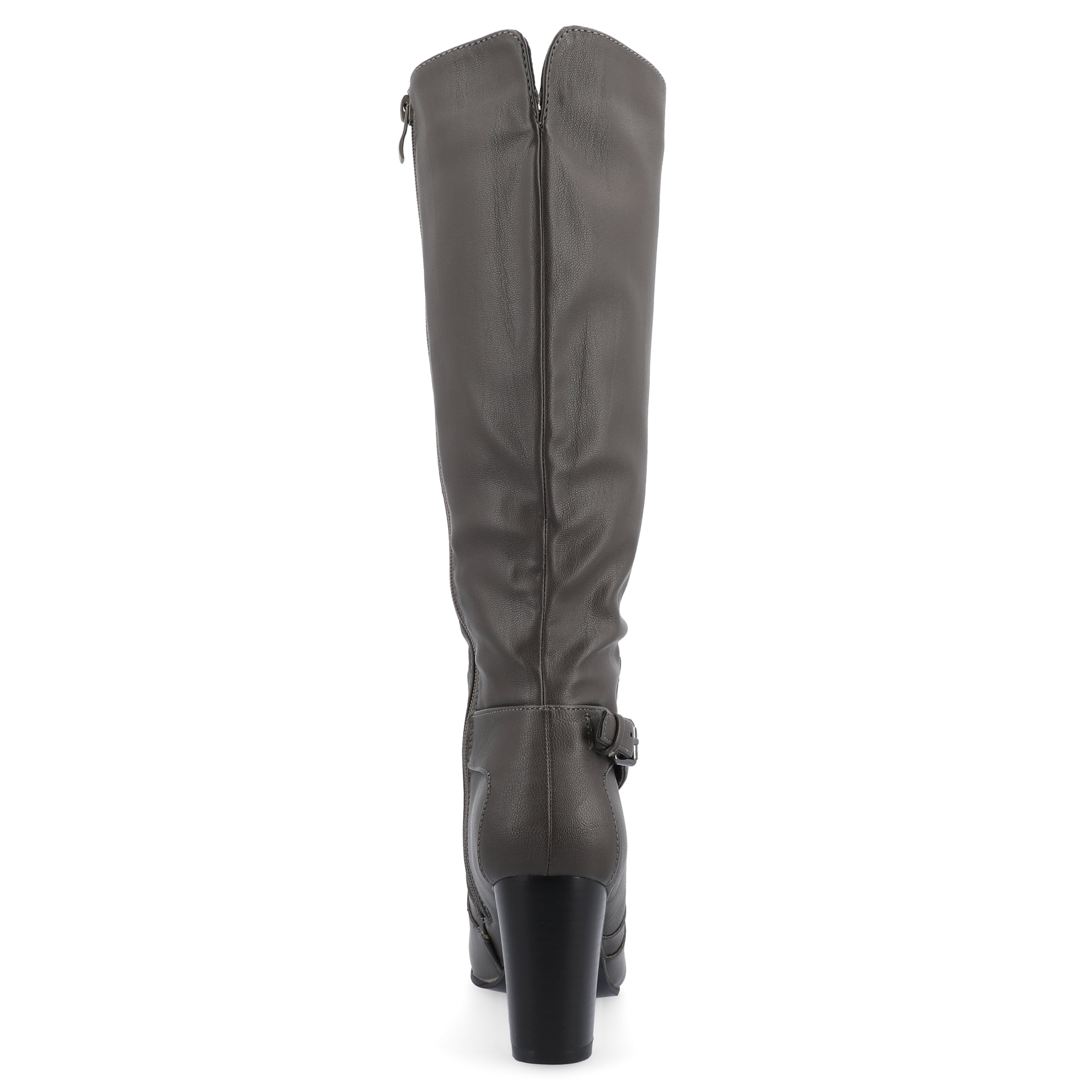 Journee Womens Carver Stacked Heel Knee High Boots