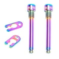 thumbnail image 1 of Paquete de 2 Tapones de Hidráulico para Ultraligeros TC4 Tornillos Fijos de Material de para Tapones de de Bici DYNWAVEMX Pernos de la pastilla del freno de disco hidráulico, 1 of 7