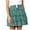 Green, variant on Aofany Women's Summer Short Skirts Print High Waist Ruffle Skirt Swing Beach Mini Skirt Cute Skirts for Teens
