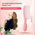 thumbnail image 3 of Seitruly Peine Plásticos Barberos Unisex Cepillo De Pelo Peluquería Peines De Dientes Anchos Cuidado del cabello Diente ancho, 3 of 6