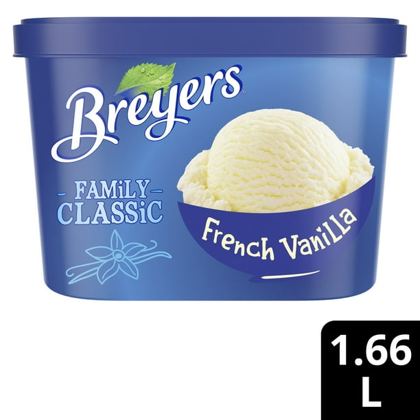 Breyers Family Classic French Vanilla Frozen Dessert, 1.66 L Frozen