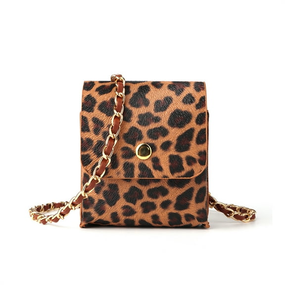 Allytech Crossbody Phone Bag Case Cover Compatible with Samsung Galaxy Z Flip 4/Z Flip 3/Z Flip & P50 Pocket for Women Girls Men,Luxury Leopard Print PU Leather Wallet Cell Phone Crossbody Bags,Brown