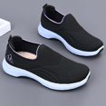 thumbnail image 4 of Breathable Light Duty Slip on Women Sneakers Mesh Soft Sole Pointed Toe Flat Comfortable for Daily Style, 4 of 5