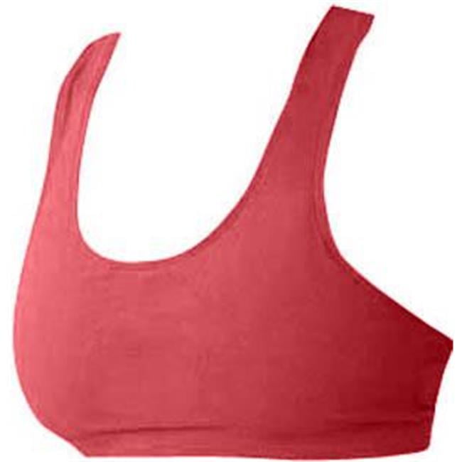 youth red sports bra