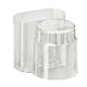 thumbnail image 2 of Soporte de Pared para Cepillos de Dientes con Vaso para Enjuague Bucal - Soporte Adhesivo para Cepillos de Dientes Sin Taladro para El Baño - Organizador de Cepillos de Dientes de Plástico para Encim, 2 of 6