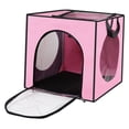 thumbnail image 4 of Caja de secado de pelo portátil jinwen para gatos y perros jaula de secador de cachorros Rosado, 4 of 8