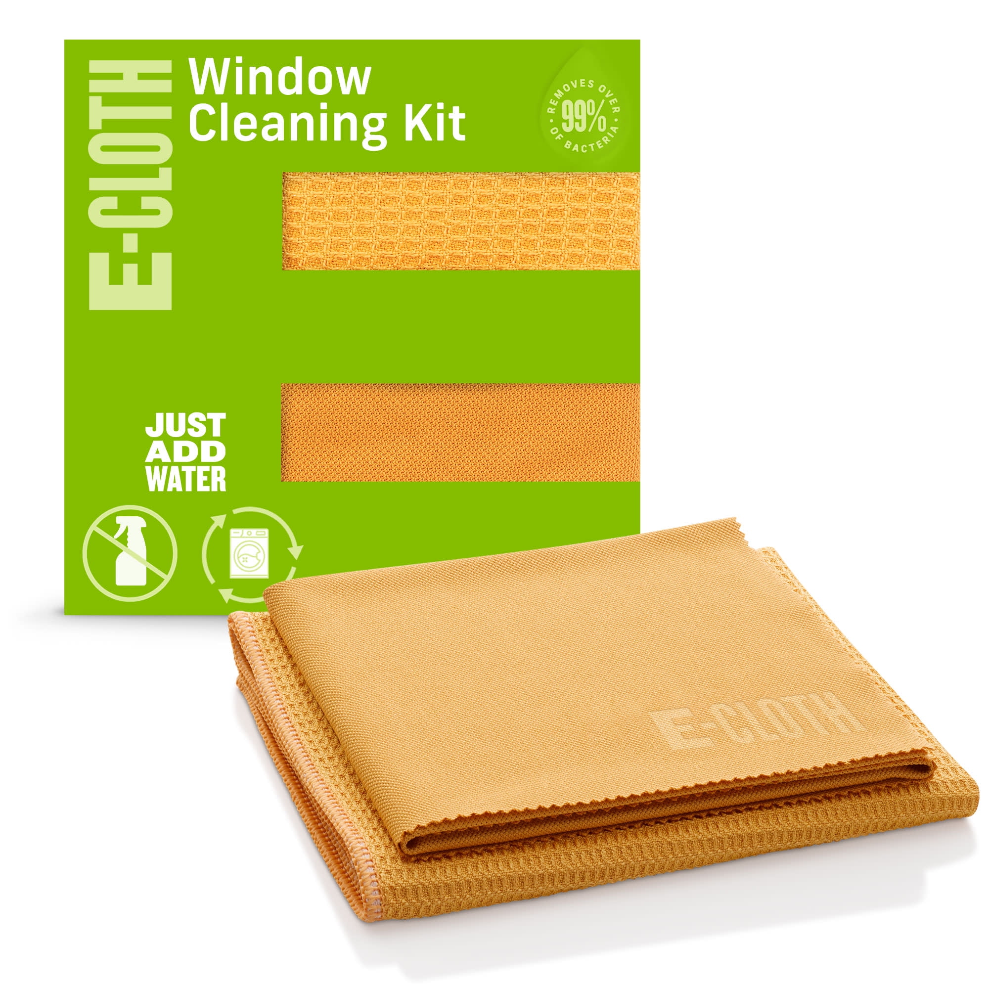 ECloth Window Cleaning Kit, Premium Microfiber Glass and Window Cleaner, Great for Shower Glass