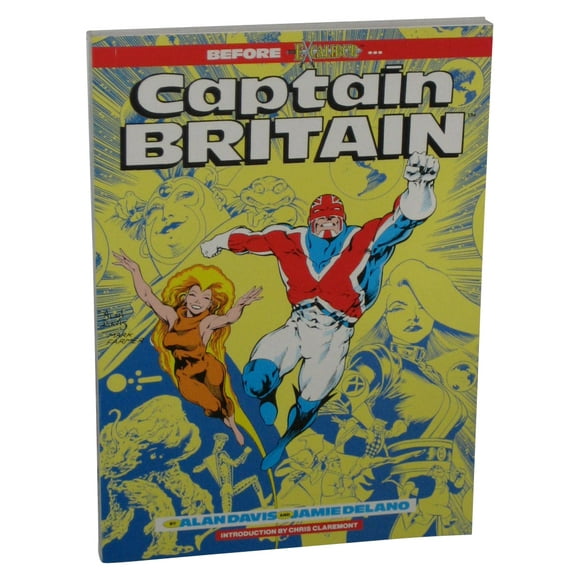 Marvel Comics Captain Britain Dipped in Magic Clothed Science (1988) Paperback Book