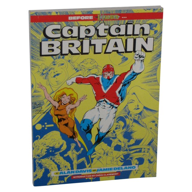 Marvel Comics Captain Britain Dipped in Magic Clothed Science (1988) Paperback Book