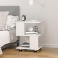 thumbnail image 4 of Modern Sturdy Nightstand End Table Two-Tier Open Shelves Set of 2, 4 of 5