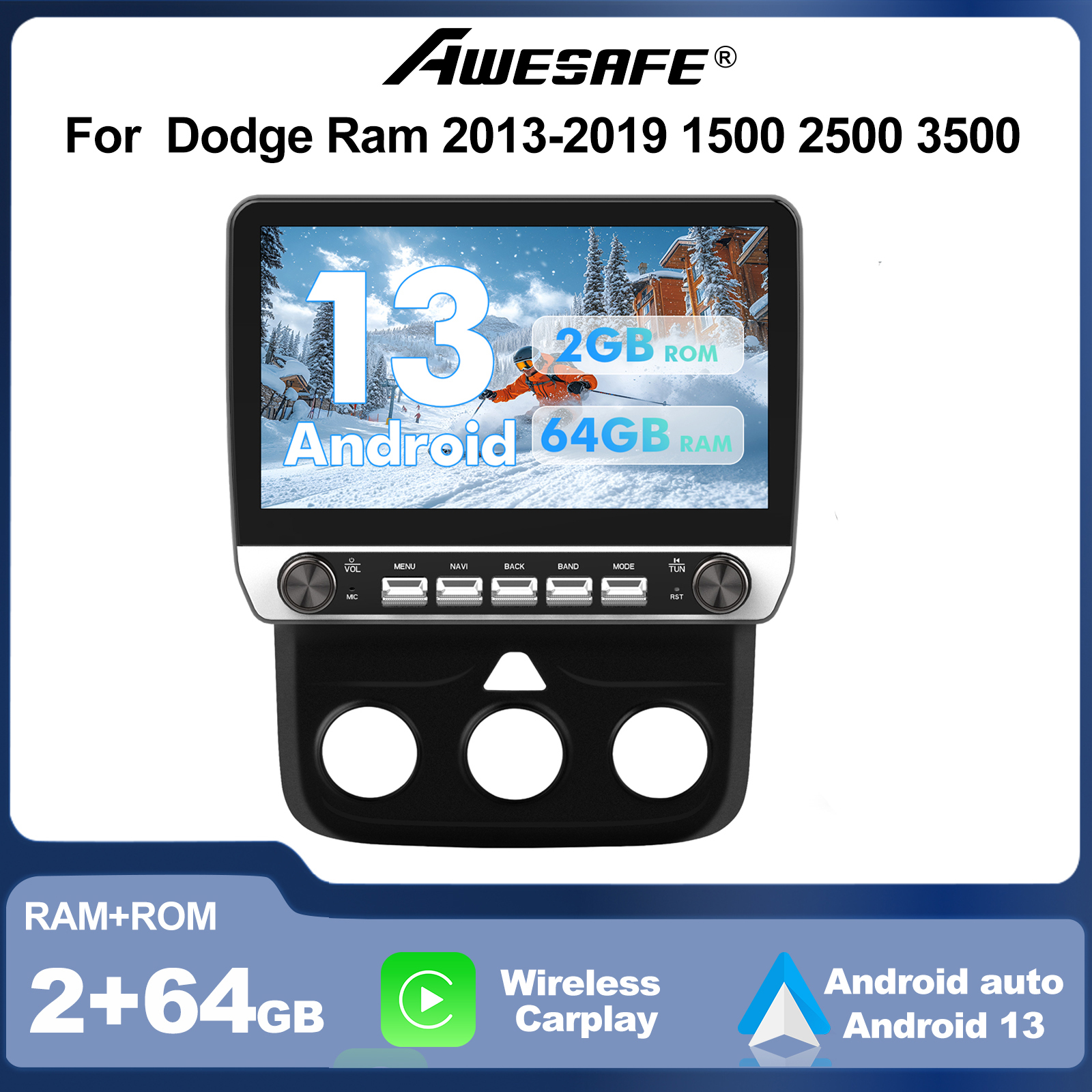 Ottocast P3 Lite CarPlay Ai TV Box Wireless Android Auto Car Play 