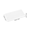 thumbnail image 2 of Uxcell Water Absorbent Diatomite Coasters,1 PCS 8.66" x 4.33" - Water Absorbing Stone Tray with Grooves (White), 2 of 5